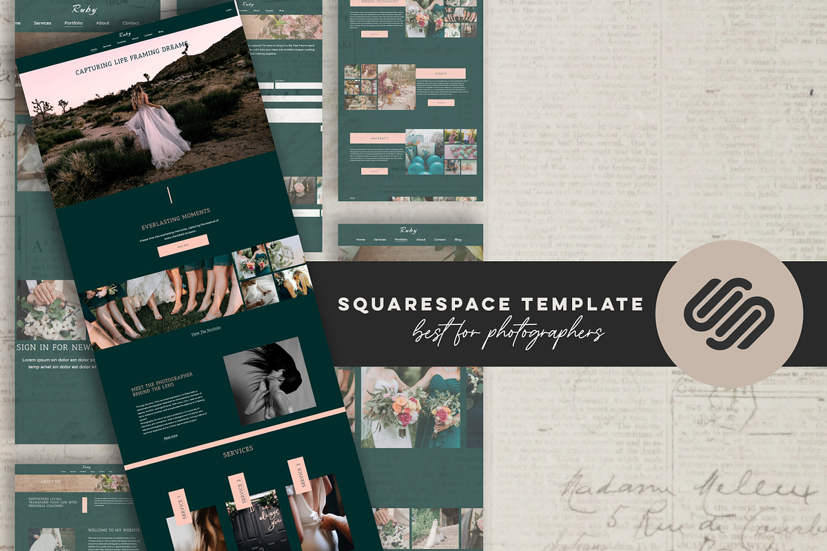 Squarespace photographer website, a Squarespace Template by Design House (Photo 9 of 10)