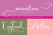 Chigland script, a Script Font by akrtype (Thumbnail 5 of 7)
