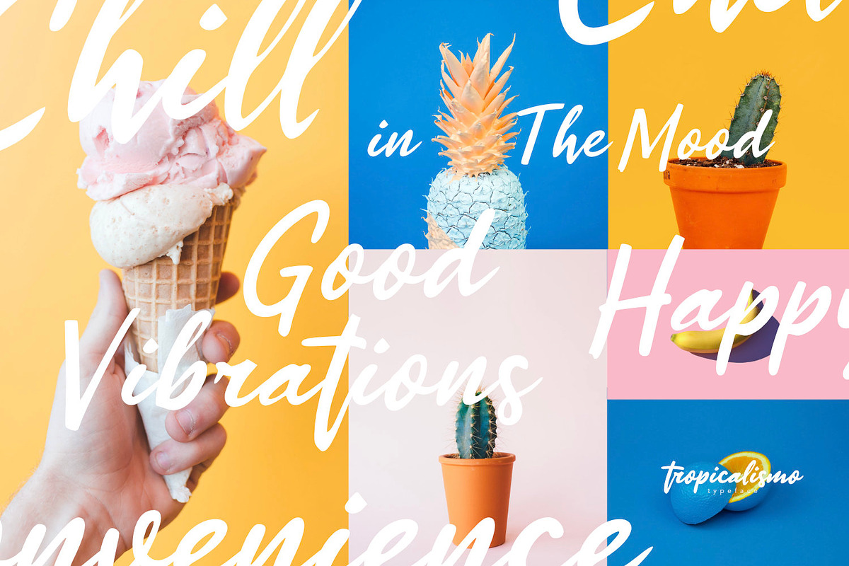 Tropicalismo Typeface, a Script Font by ikiiko (Photo 3 of 6)