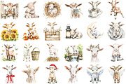 Cute Goat Clipart Baby Goat Png, an Illustration by Sublimation Artist (Thumbnail 2 of 6)