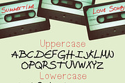 Cassette Tape A Funky Font, a Handwritten Font by Kitaleigh (Thumbnail 2 of 2)