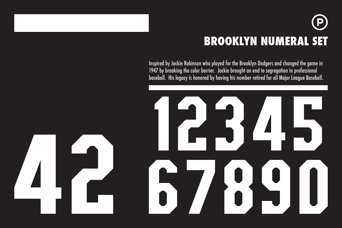 Brooklyn Numeral Set