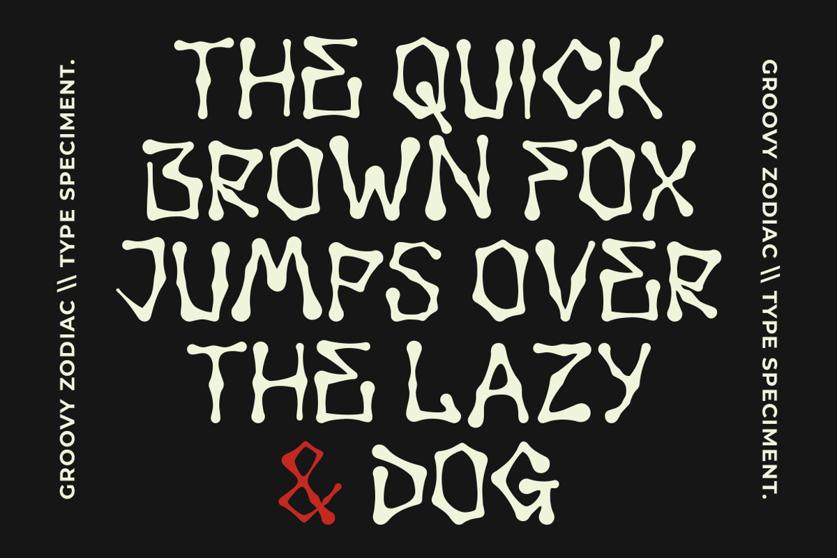 GF Zodiac - Display Font, a Font by GroovyFontCo (Photo 4 of 7)