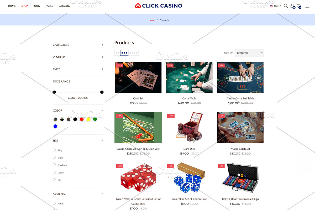 Online Casino Shopify Theme, a Shopify Template by HasnainDEV (Photo 3 of 3)