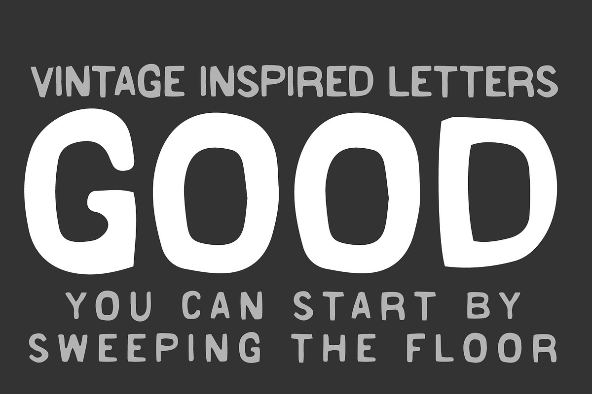 Watch it Goldie | Hand Drawn Font, a Handwritten Font by Supersimbo © (Photo 3 of 7)