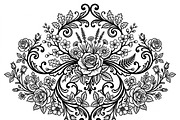 50 Elegant Floral Ornate Silhouette, a Decorative Illustration by Amazin_art (Thumbnail 20 of 30)