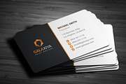 Modern Creative Business Cards, a Business Card Template by Galaxiya (Thumbnail 2 of 8)