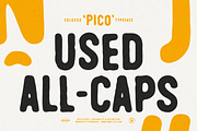 Colosso Pico Display Font, a Sans Serif Font by More Etc. Studios (Thumbnail 3 of 13)