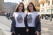 Twins T-Shirt Mock-Up 2018 #27, a Shirt Mockup by Freeman Studio (Thumbnail 13 of 23)