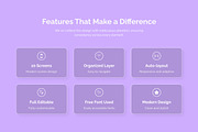 Calmara - Calm Wellness App UI Kit, an App Template by twinstd (Thumbnail 2 of 5)