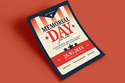 Retro Bold Memorial Day Event Flyer, a Templates & Theme by VectorVactory (Thumbnail 3 of 3)