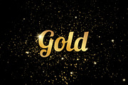Gold brush strokes & background, a Texture Graphic by Margo Miller (Thumbnail 16 of 23)