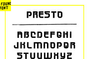 PRESTO, a Font by FOUNDFONT™ (Thumbnail 2 of 3)