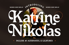 Katrine Nikolas Modern Serif