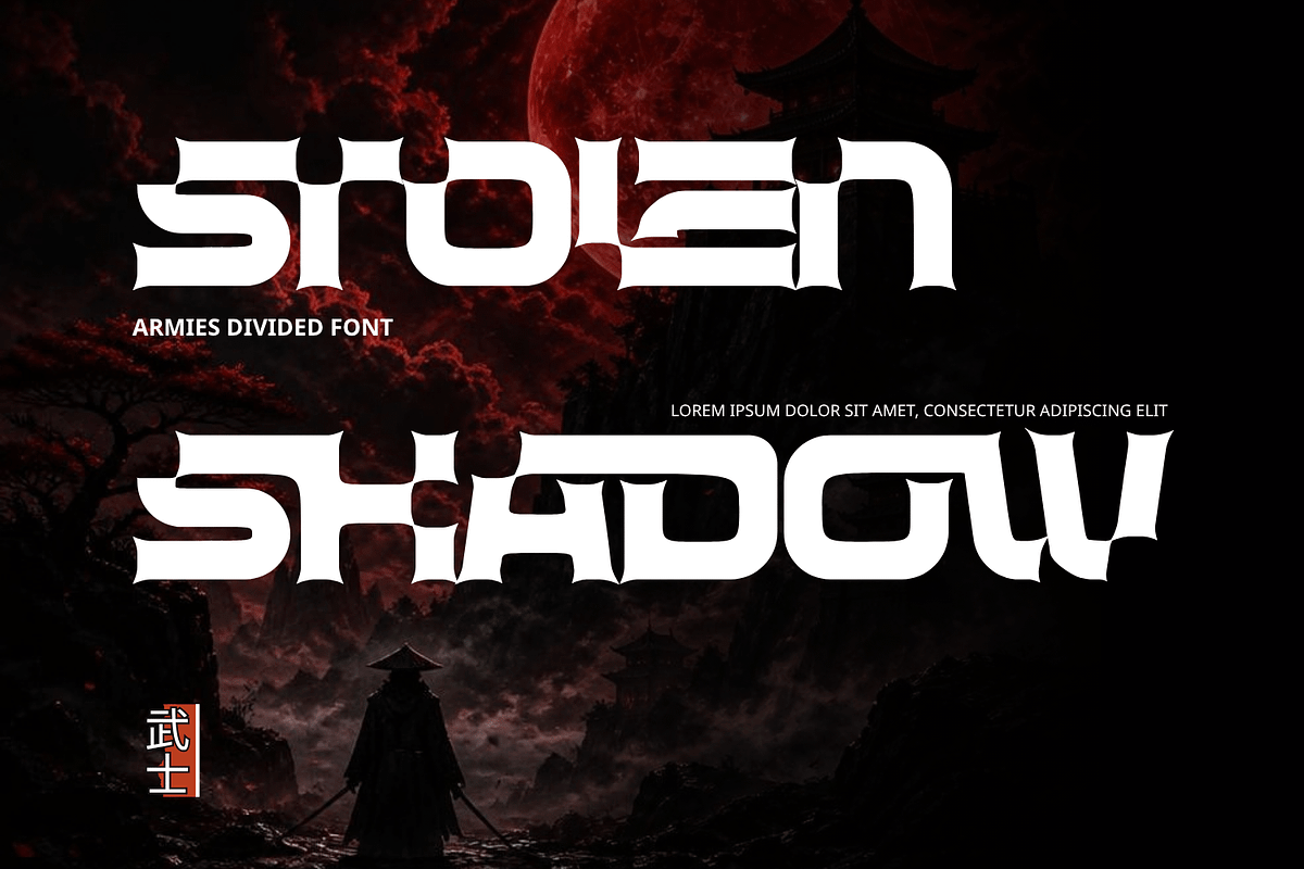 Armies Divided - Cyber Font, a Serif Font by 177Studio (Photo 2 of 8)