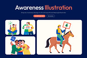Animated Awareness Illustration Art, an Education Illustration by Creative Stall (Thumbnail 1 of 5)