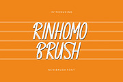 RinhomoBrush, a Handwritten Font by Auliacreative (Thumbnail 1 of 4)