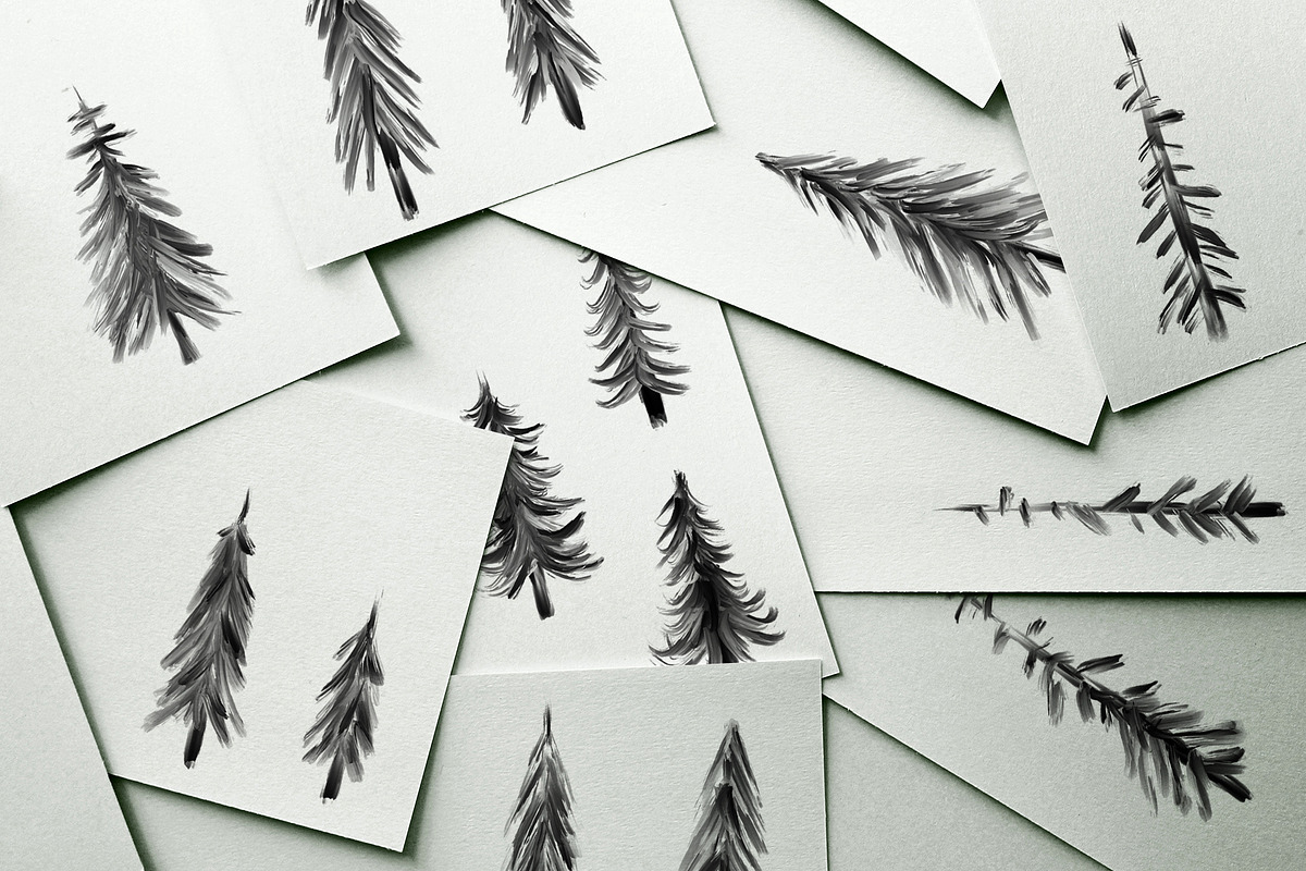 Rustic Painted Trees, an Illustration by Build Interactive (Photo 3 of 7)