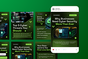 Cyber Security Instagram Post, a Social Media Template by Annora Studio (Thumbnail 3 of 6)