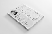 Resume Print Template, a Resume Template by Graphicalark (Thumbnail 2 of 4)