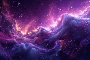 Abstract cosmic marble with swirls o, a Photo by LOGOCREATIVE