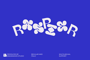 Raspier - Mixed Display Font