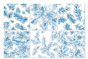 CHRISTMAS TOILE DE JOUY, a Pattern Graphic by Tanya Vollar (Thumbnail 8 of 11)