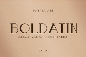 50% OFF Boldatin Font Family