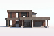 Modern country house, an Architecture 3D Model by profdesign (Thumbnail 3 of 10)