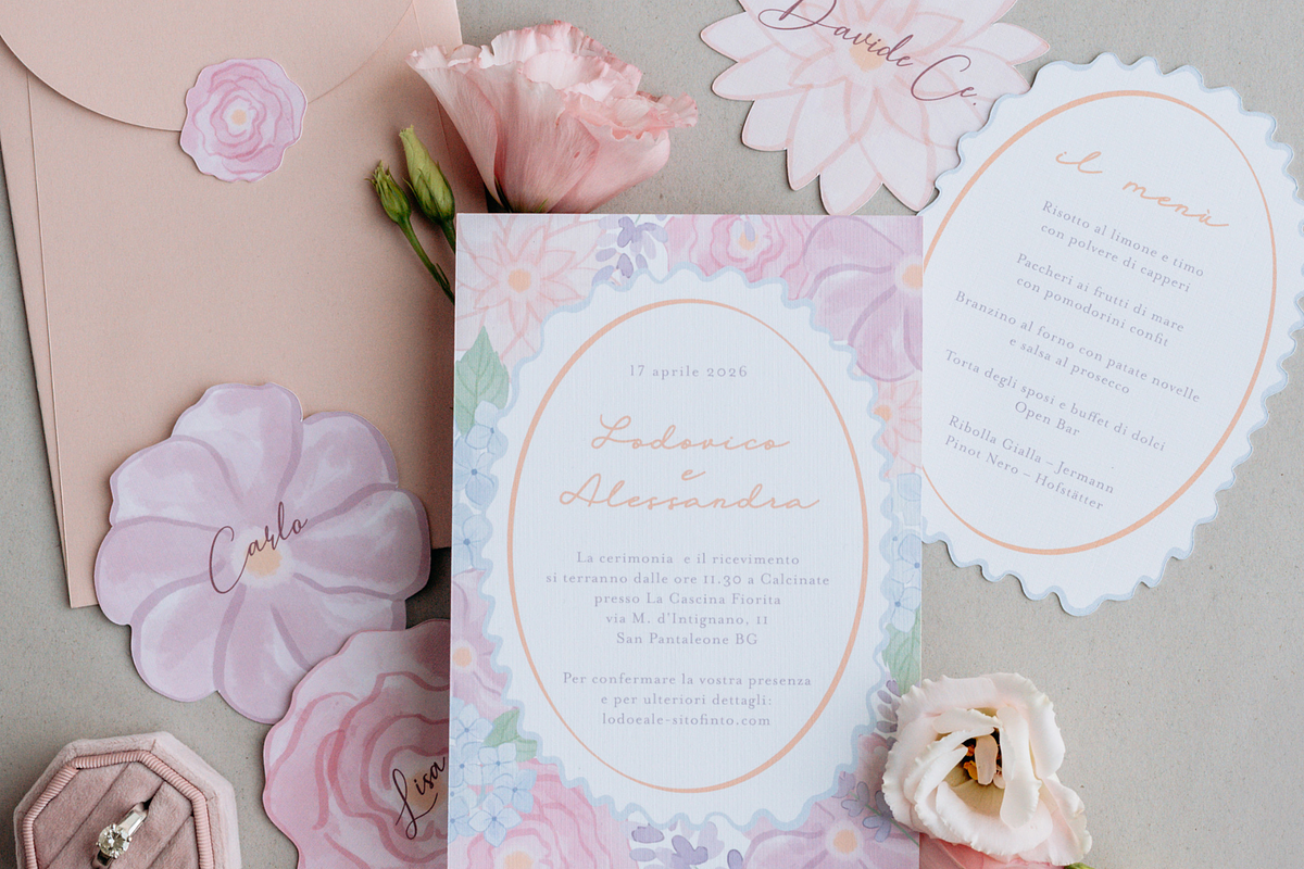 MARIE - Floral Wedding Invite, an Invitation Template by La(man)Sardina (Photo 2 of 3)