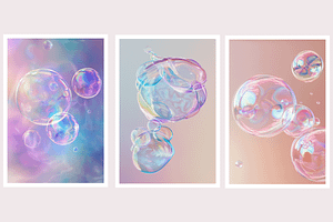 Buri Co - Iridescent Soap Bubbles