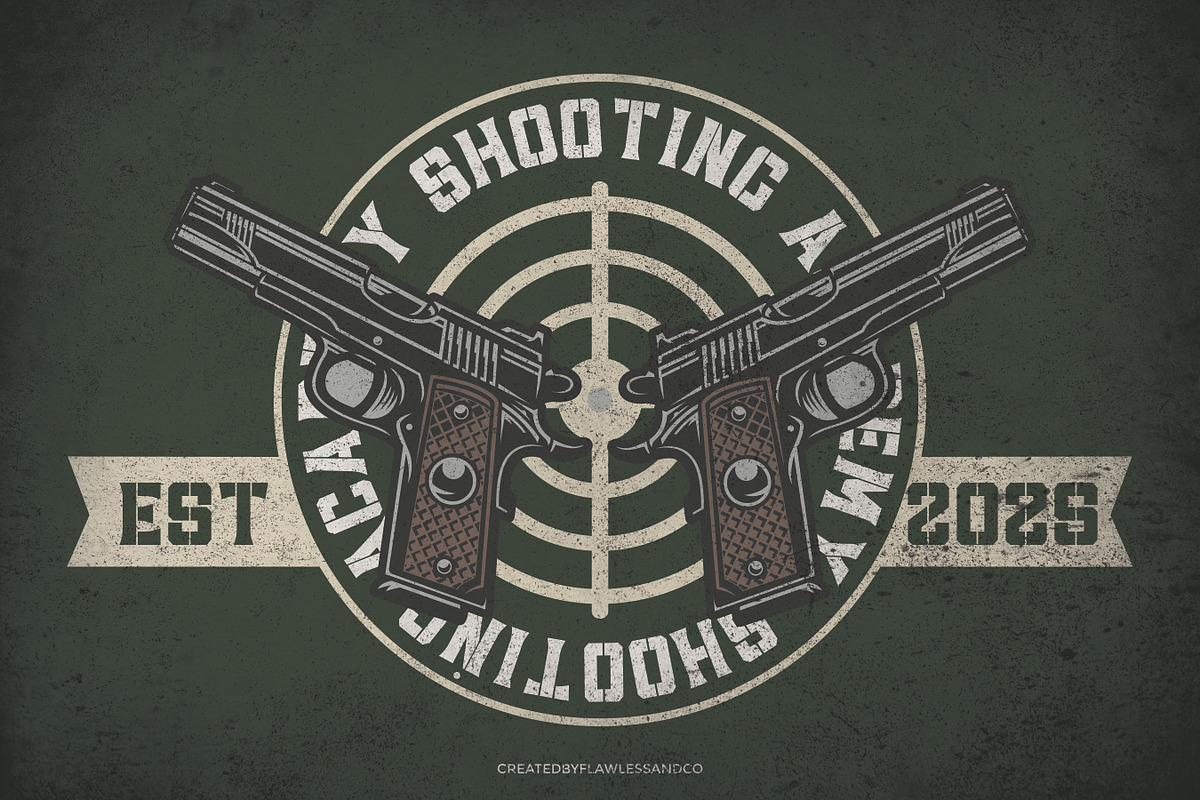 Gunsman - Millitary Display Serif Fo, a Font by Flawless And Co (Photo 2 of 10)