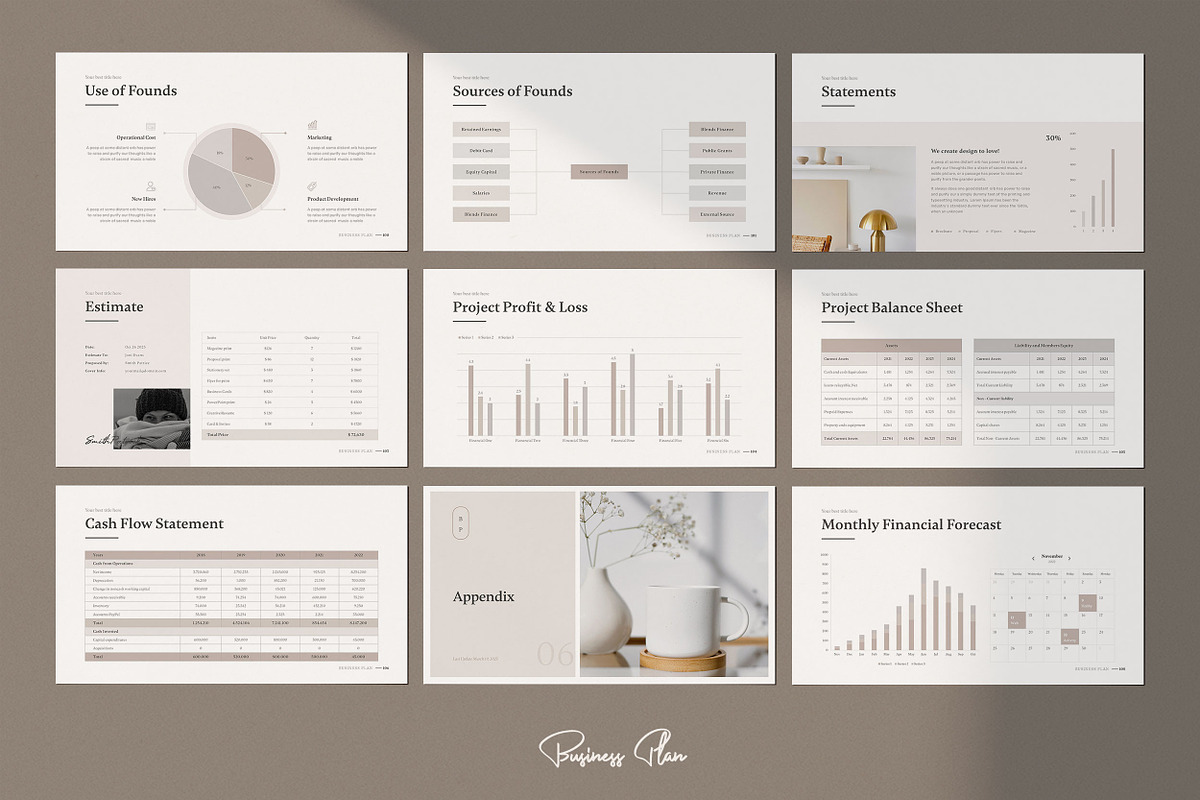 Business Plan Presentation Template, a Presentation Template by SlideCo (Photo 15 of 16)