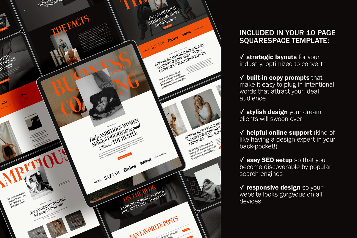 Squarespace 7.1 Website Template preview 5