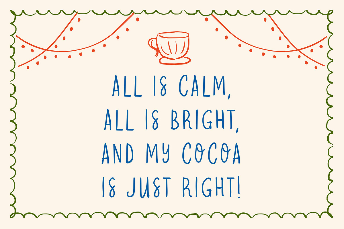 Whimsical Font Duo, Christmas Icons, a Script Font by Ayya Studio (Photo 11 of 13)