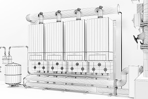 Buderus GB162-100 400kW Heating Set