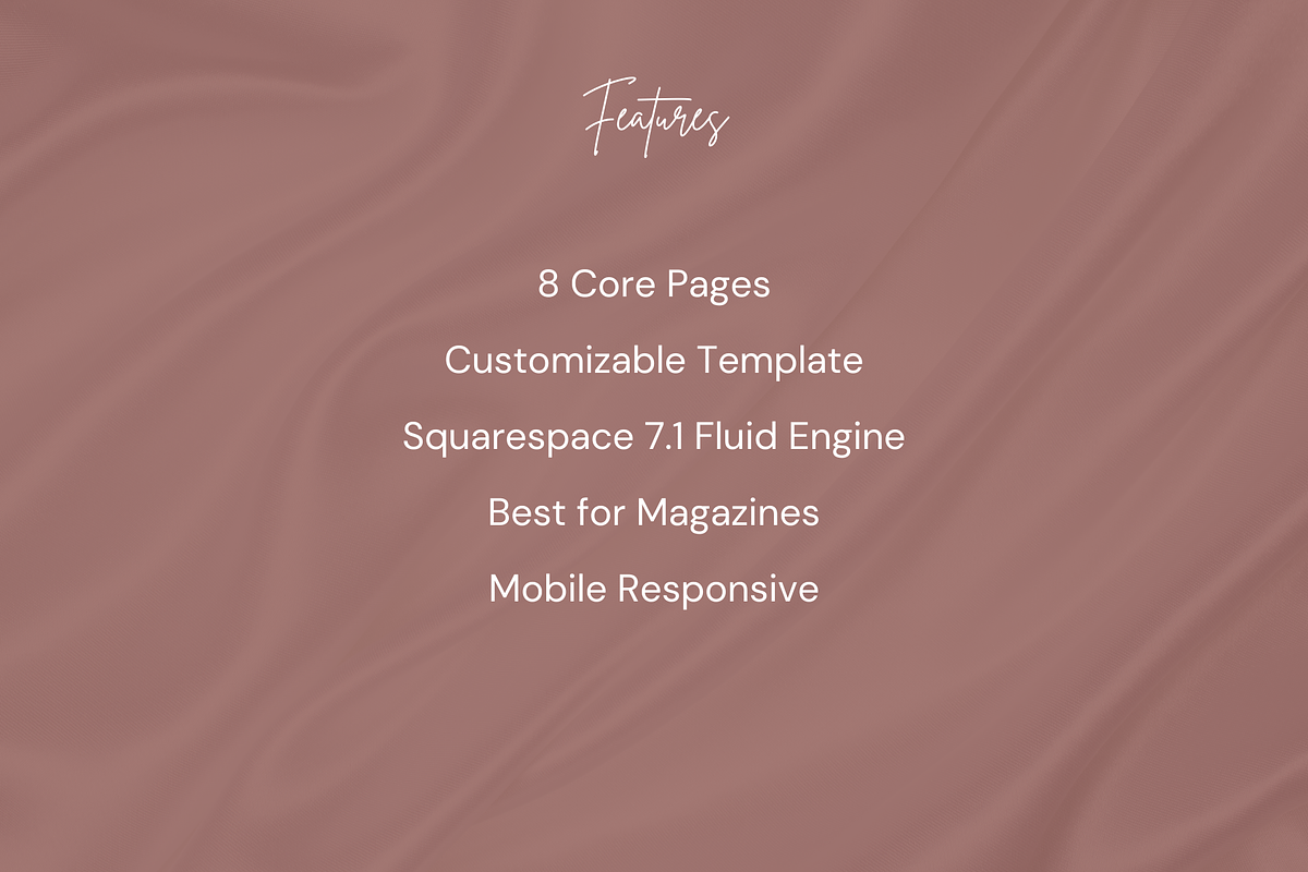 Magazine Squarespace Template preview 3