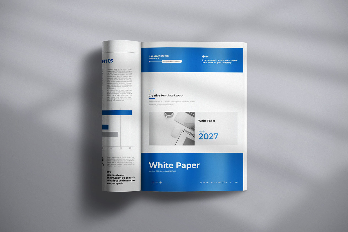 White Paper Template Layout, a Brochure Template by Creative-Work (Photo 5 of 8)