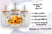 Let it Bee Honey Sunflower PNG, a Pattern Graphic by TumblerArtDS (Thumbnail 3 of 3)