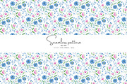 folk floral seamless pattern, a Pattern Graphic by Pink Studio Art (Thumbnail 1 of 5)