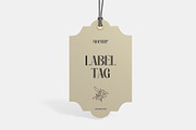 Minimal Price Tag Label Mockup, a Product Mockup by graphypix (Thumbnail 1 of 4)