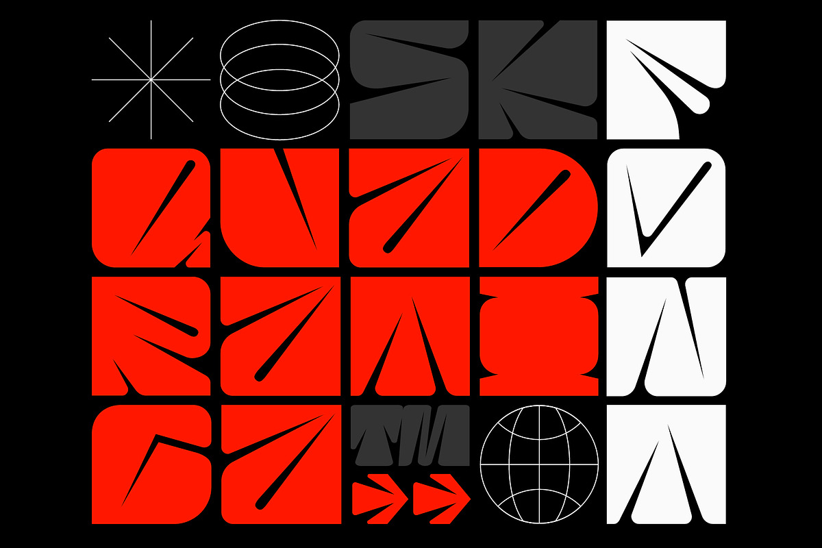 SK Quadratica — Monumental Font, a Font by Shriftovik Type Foundry (Photo 1 of 12)