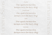 Lunara Sans, a Sans Serif Font by Prestige Artsy Studio (Thumbnail 3 of 9)