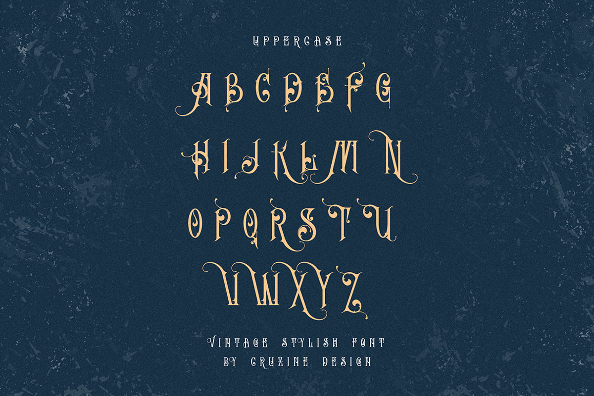 Lavenda - Vintage Ornamental Font, a Serif Font by JumboDesign (Photo 4 of 7)