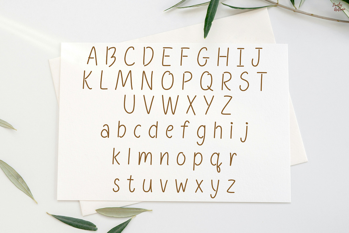 Morning Notes | Handwritting Font, a Handwritten Font by LivelyAutumn11.11 (Photo 2 of 4)
