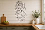 Elegant Woman Line Art PNG, an Object Graphic by DreamCafeArt (Thumbnail 3 of 4)