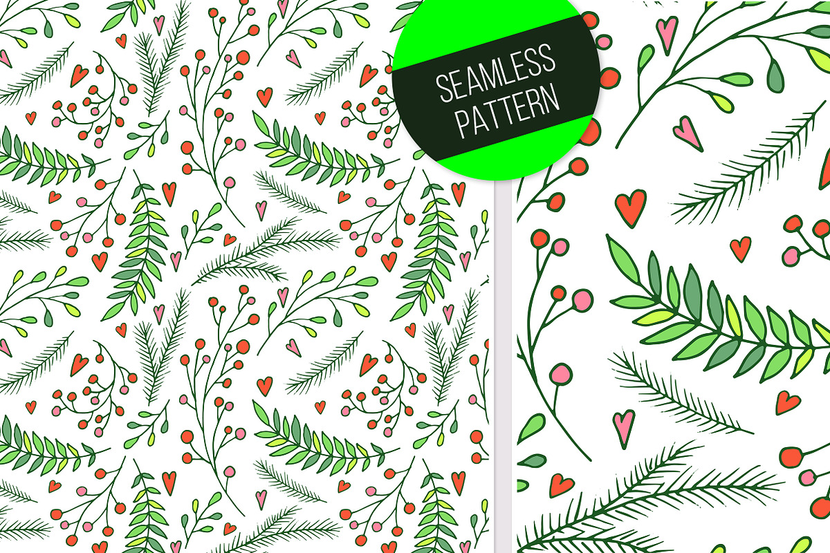 Christmas vector frames, elements, a Decorative Illustration by OKart.studio (Photo 6 of 6)