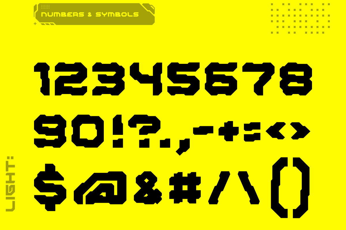 Cyberpunk Style Font, a Font by Sentavio (Photo 6 of 10)