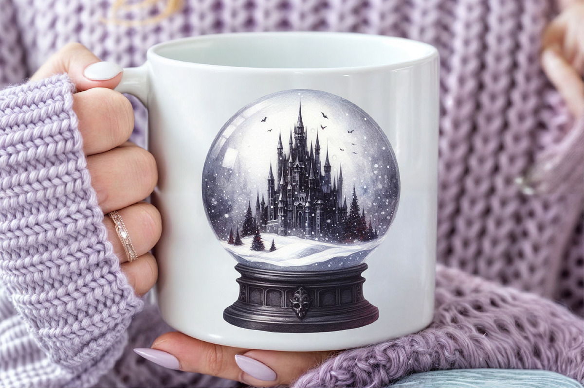 Goth Christmas Clipart, an Illustration by Pixels.Craft (Photo 5 of 7)