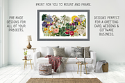 COTTAGE GARDEN BOTANICAL PRINTS, an Invitation Template by Ginger Duck Graphics (Thumbnail 3 of 7)